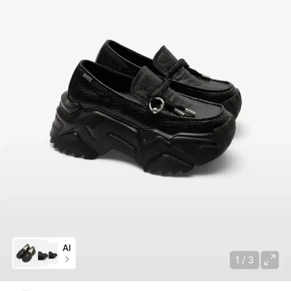 [BUNJANG] Platform Loafer Shoes / 와이이이엘 플랫폼 로퍼 PLATFORM LOAFER 230