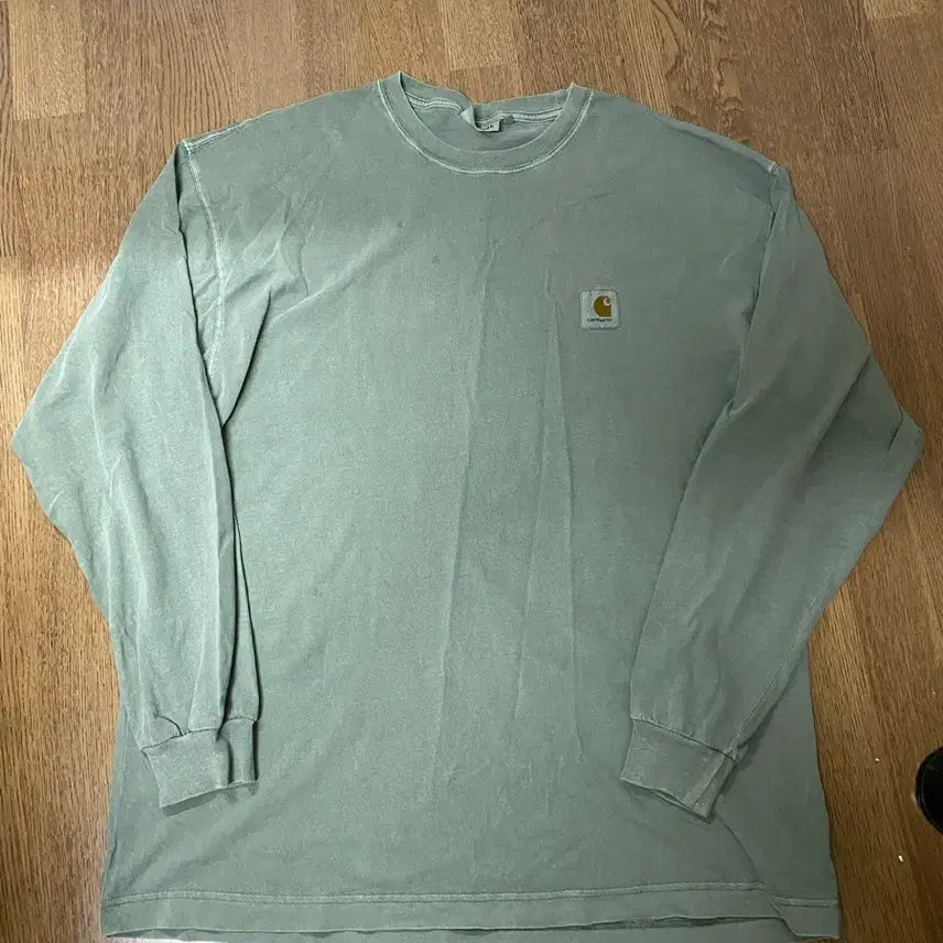 [BUNJANG] Carhartt WIP Pigment Washed Long Sleeve T-Shirt Olive XXL / 칼하트 wip 롱슬리브 올리브 xxl