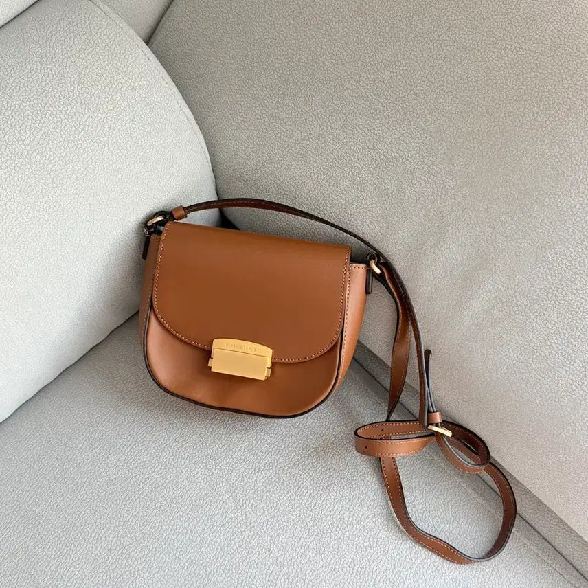 [BUNJANG] BIKER STARET Brown Crossbody Bag / BIKER STARET 브라운 크로스백
