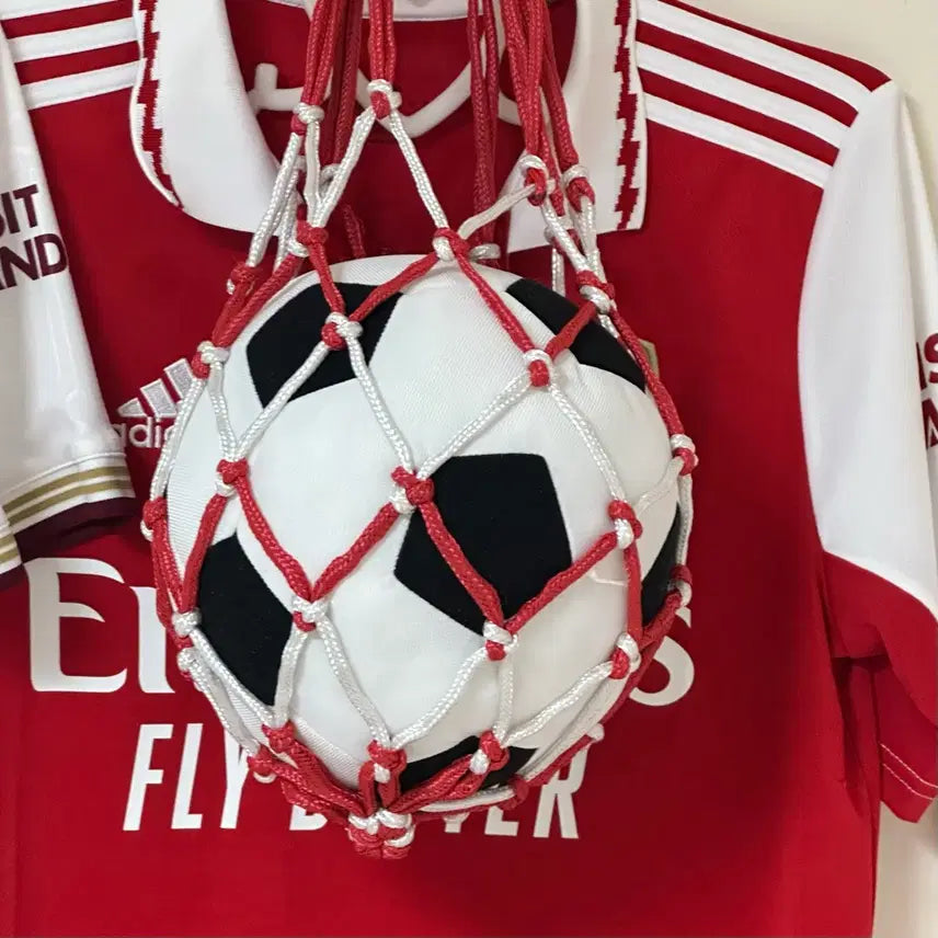 [BUNJANG] Red and White Ball Net Bag for Drinks and Watermelons / 공 그물망 가방/음료/수박 그물망 가능