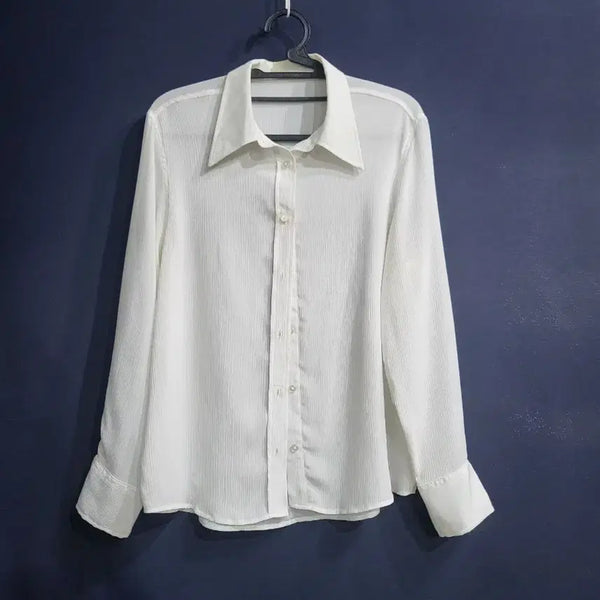 [BUNJANG] Celeb Shop Crinkle Blouse / 셀렙샵 크링클 블라우스