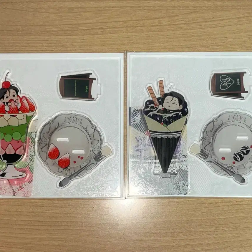 [BUNJANG] Joo Pyeong Sweets SD Acrylic Stand Bundle Set / [미개봉] 주의평화 주평 스위츠 sd 아크릴 스탠드 안평화 주인철 일괄 세트
