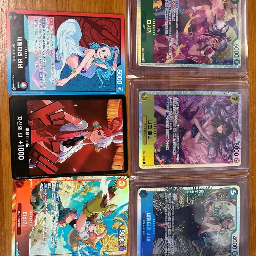 [BUNJANG] One Piece Heroines 6-Type Bundle Set Trading Cards / 원피스 카드 히로인즈 6종 일괄
