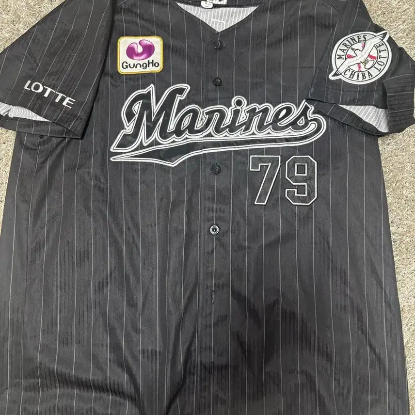 [BUNJANG] Chiba Lotte Marines Baseball Uniform L. Martin Player Edition Size L (105-110) / 일본 프로야구 지바롯데 유니폼 사이즈 105-110