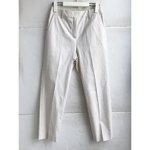 [BUNJANG] BOWEN Skin Beige Rayon/Cotton Blend Summer Pants (Size 55) / BOWEN/국산 - 55/새거수준