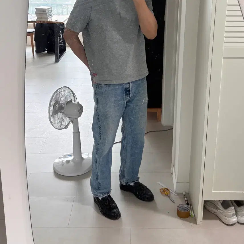 [BUNJANG] 00s Vintage Levi's 501XX STF Jeans (38x32) / 00s 빈티지 리바이스 501XX STF 38x32 리얼페이딩