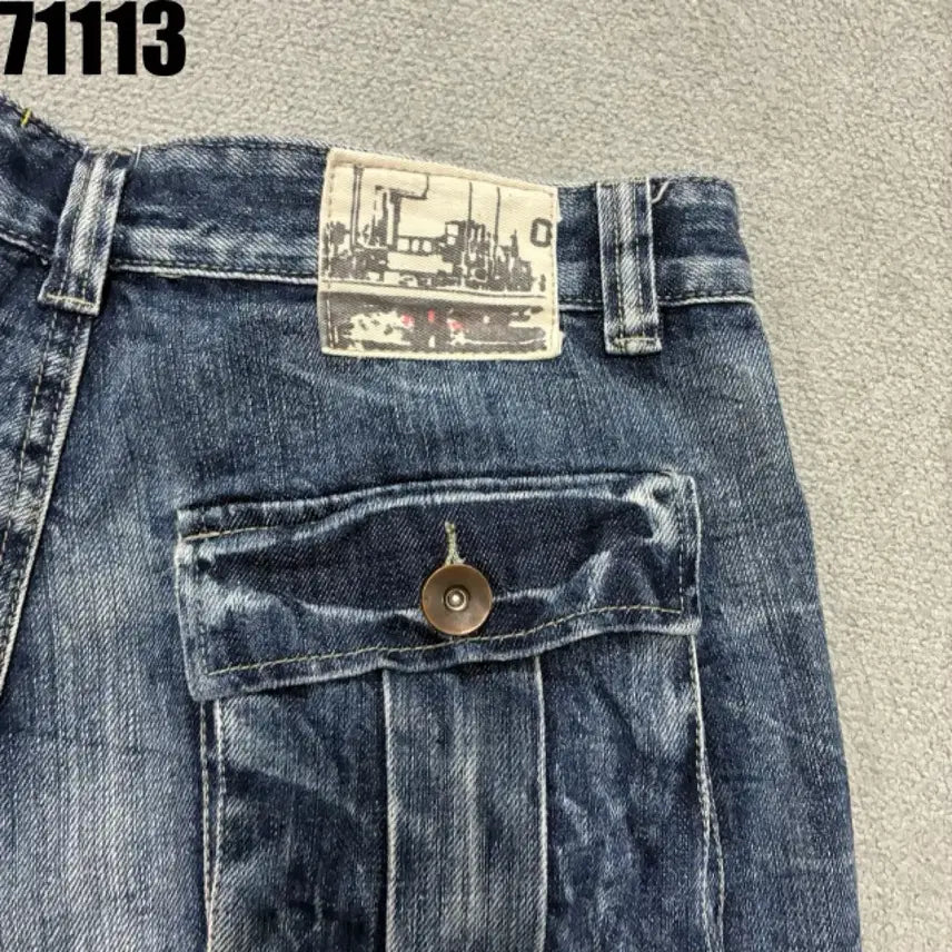 [BUNJANG] G.B.W Denim Jeans Pocket Detail Size 32 / G.B.W 데님 진 포켓 디테일 32