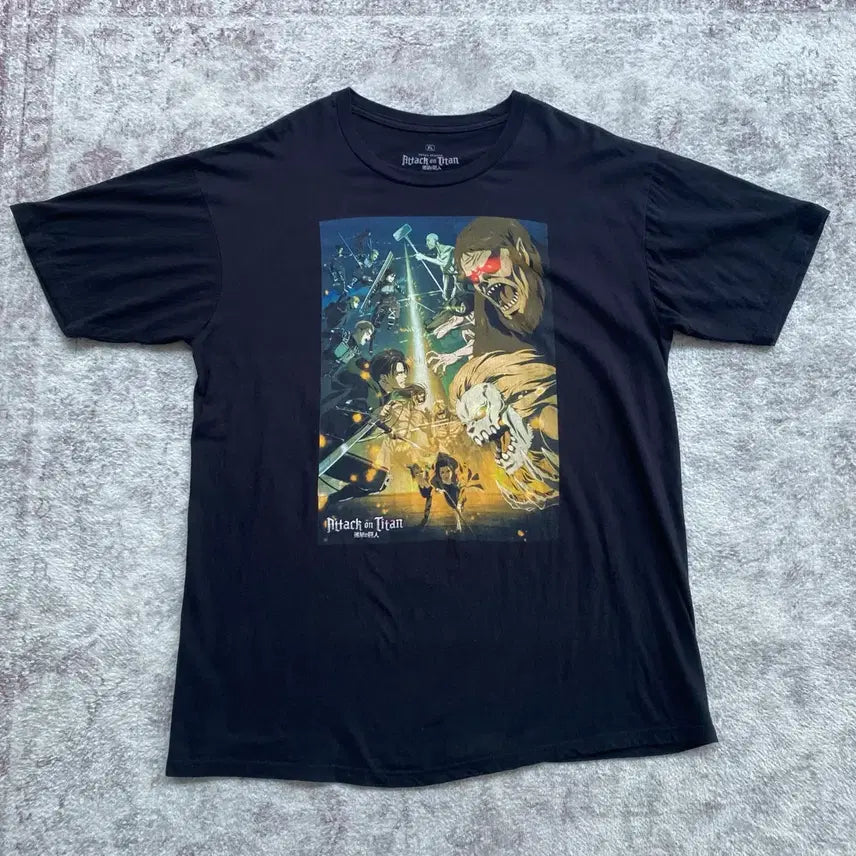 [BUNJANG] Attack on Titan Official Animation T-Shirt / 진격의거인 오피셜 애니메이션 티셔츠 애니티