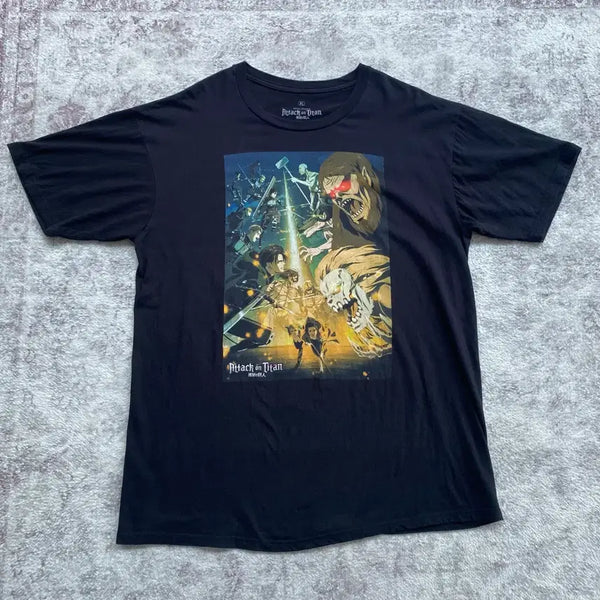 [BUNJANG] Attack on Titan Official Animation T-Shirt / 진격의거인 오피셜 애니메이션 티셔츠 애니티