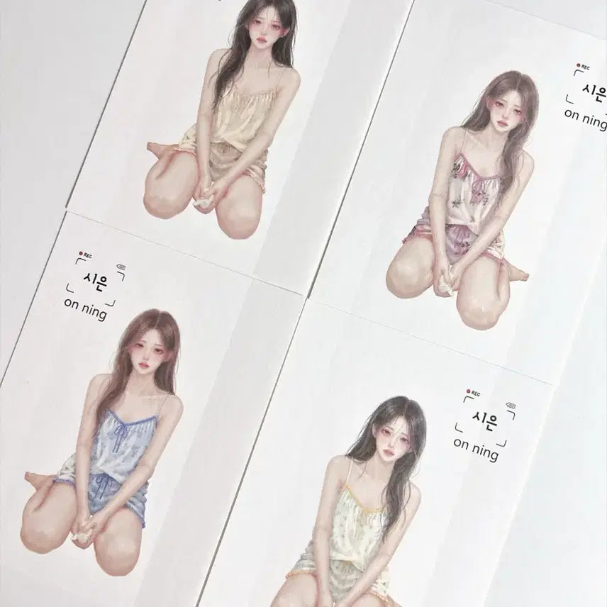 [BUNJANG] Onningi Sieun 4 Types Sticker Set (4 Sheets) / 온닝이 인스 시은 4종 4매