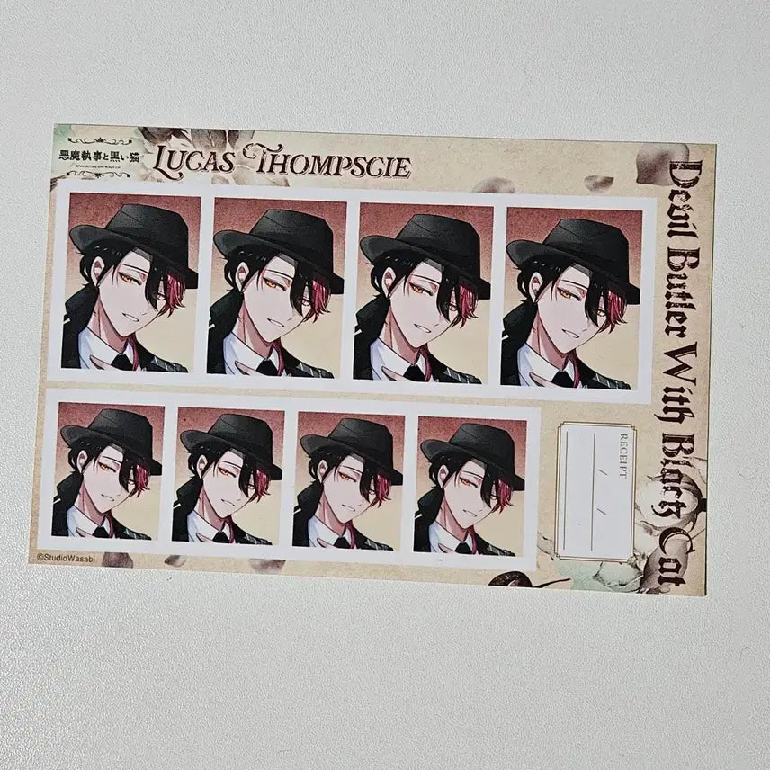 [BUNJANG] Akuneko "The Demon Butler" Lucas 4th Anniversary Proof Photo / 아쿠네코 악마집사 루카스 4주년 증명사진 증사