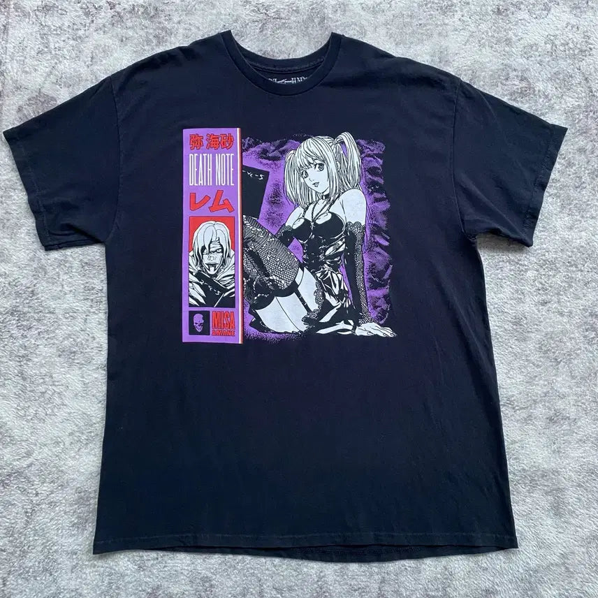 [BUNJANG] Death Note Misa Official Animation T-Shirt / 데스노트 미사 오피셜 애니메이션 티셔츠 애니티