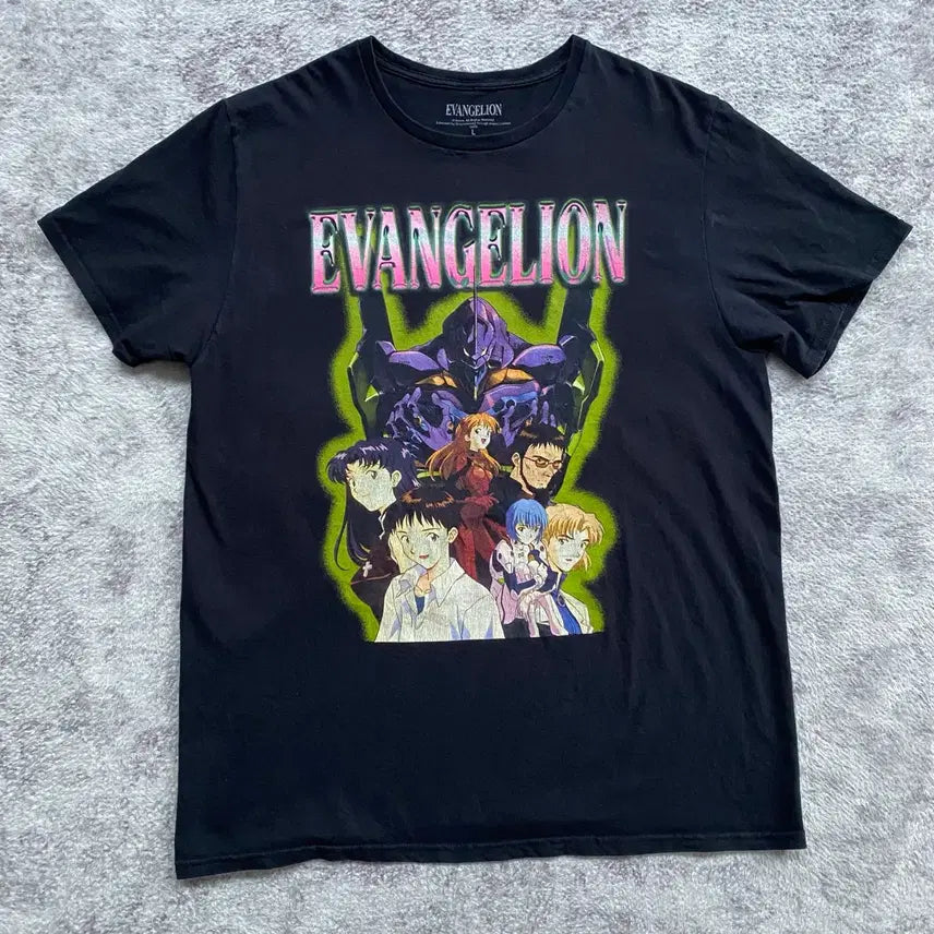 [BUNJANG] Evangelion Official Animation T-Shirt / 에반게리온 오피셜 애니메이션 티셔츠 애니티