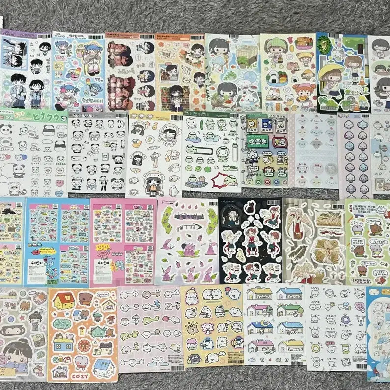 [BUNJANG] Seal Sticker Bundle Set (100pcs) / 다꾸 씰스티커 100장 일괄처분(1)