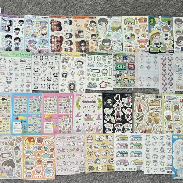 [BUNJANG] Seal Sticker Bundle Set (100pcs) / 다꾸 씰스티커 100장 일괄처분(1)