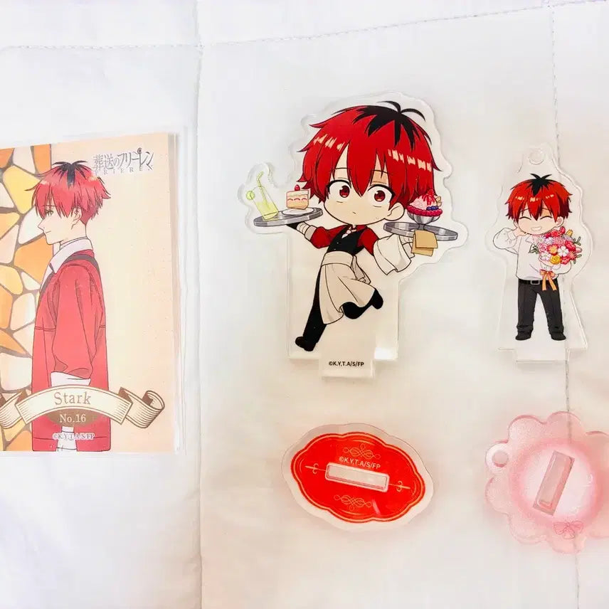 [BUNJANG] Frieren: Beyond Journey's End Stark Pop-Up Cafe Acrylic Stand Bundle Set / 장송의 프리렌 슈타르크 팝업 카페 아크릴 일괄
