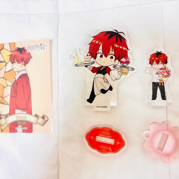 [BUNJANG] Frieren: Beyond Journey's End Stark Pop-Up Cafe Acrylic Stand Bundle Set / 장송의 프리렌 슈타르크 팝업 카페 아크릴 일괄