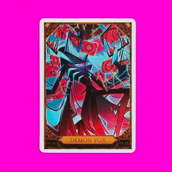 [BUNJANG] Hazbin Hotel Season 2 Promo Card Demon Vox (PR25) / 해즈빈호텔 시즌2 프로모 카드 데몬 복스 (PR25)