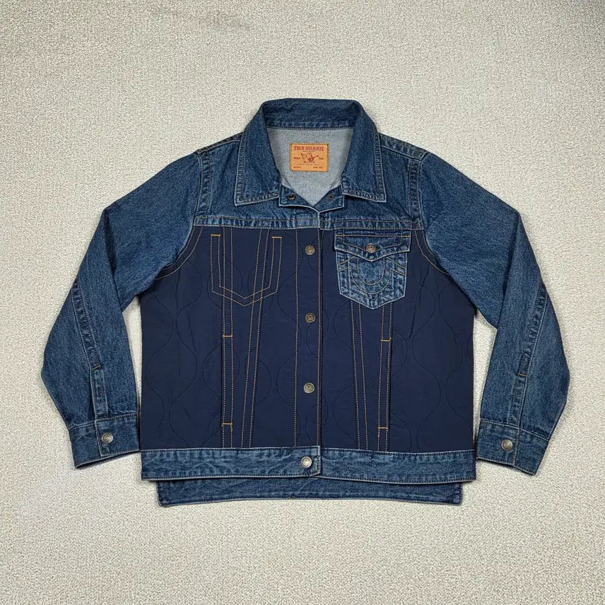 [BUNJANG] True Religion 3M Thinsulate Quilted Denim Jacket / [트루릴리전] 3M 신슐레이트 퀼팅 데님 자켓 | A00584