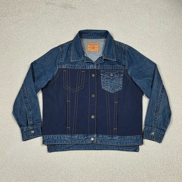 [BUNJANG] True Religion 3M Thinsulate Quilted Denim Jacket / [트루릴리전] 3M 신슐레이트 퀼팅 데님 자켓 | A00584
