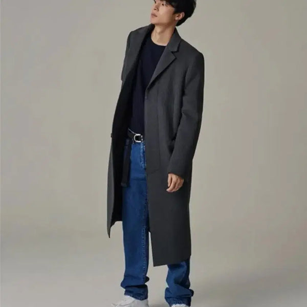 [BUNJANG] Tonywack Crudo Cashmere Cutting Coat / 토니웩 크루도 캐시미어 커팅코트
