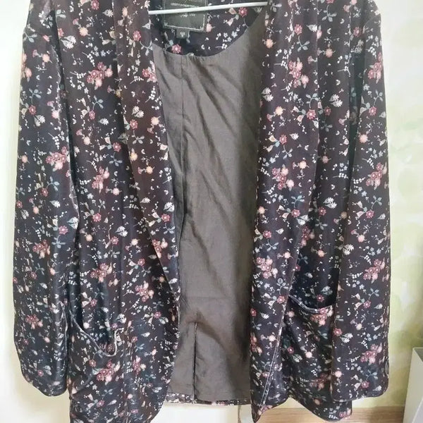 [BUNJANG] Thursday Island Floral Velvet Jacket / 써스데이 아일랜드 플로럴 벨벳 자켓
