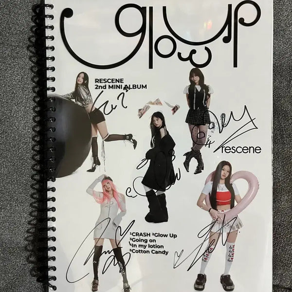 [BUNJANG] RESCENE Glow Up Autographed Album / 리센느 glow up 친필 싸인앨범 ㅂㅁ