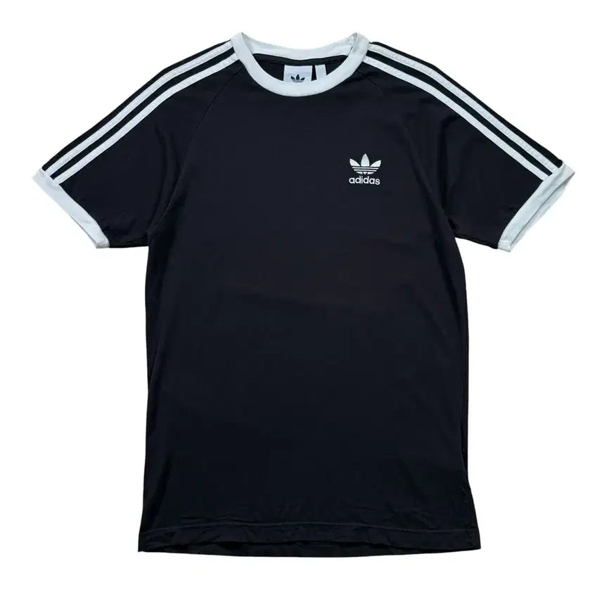 [BUNJANG] Adidas 3-Stripes Ringer Tee T-Shirt / 아디다스 3스트라이프 링거티 반팔티