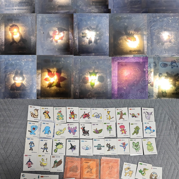 [BUNJANG] Pokemon Sticker Bundle / 포켓몬 띠부띠부씰 일괄