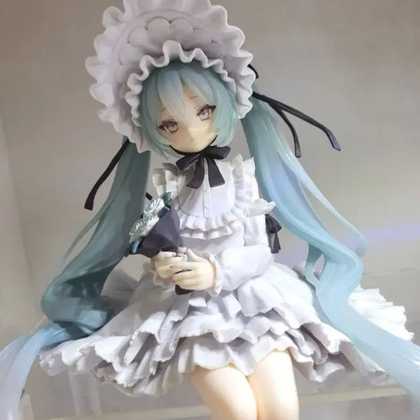 [BUNJANG] Hatsune Miku Noodle Stopper Vintage Doll Figure / 하츠네 미쿠 빈티지돌 누들스토퍼 상자있어요