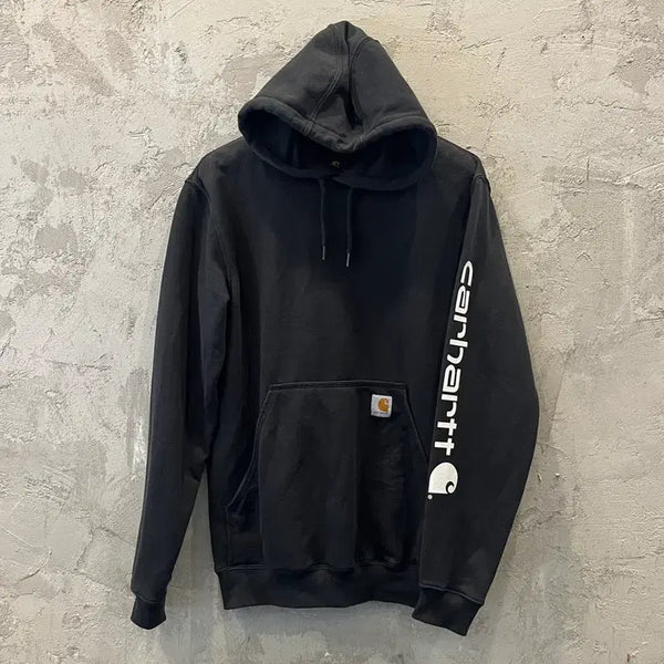 [BUNJANG] Carhartt Essential Hoodie Black Size S / (S 100추천)칼하트 후드티 블랙