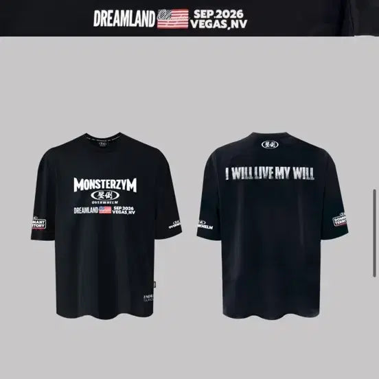 [BUNJANG] APDO Monster Gym Black Size M T-Shirt / 압도 몬스터짐 2사이즈 블랙