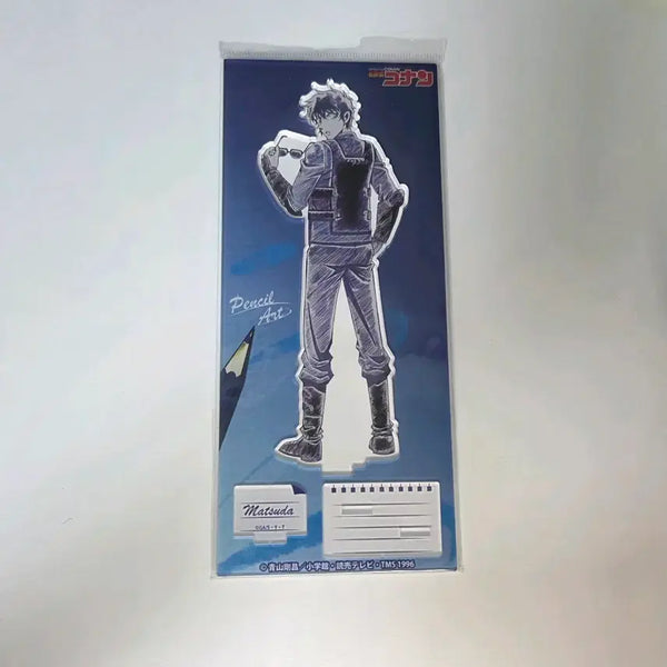 [BUNJANG] Detective Conan Matsuda Jinpei Acrylic Stand Pencil Art / (미개봉) 명탐정 코난 경찰동기조 펜슬아트 마츠다 진페이 아크릴 스탠드