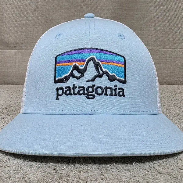 [BUNJANG] Patagonia Trucker Hat Light Blue / 파타고니아 모자