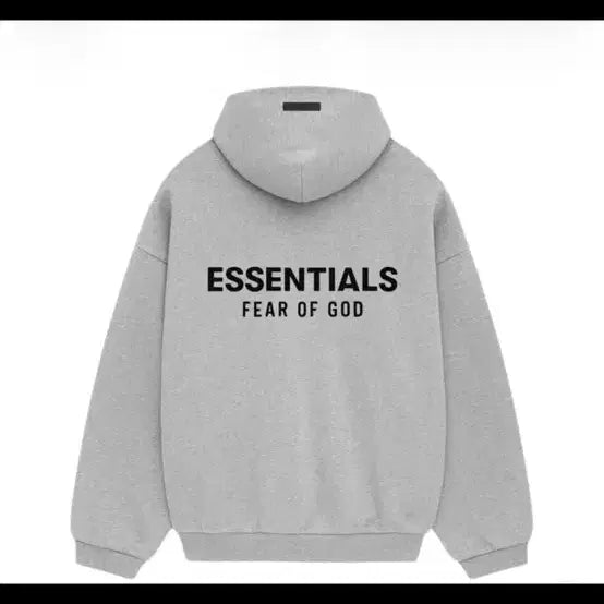 [BUNJANG] Fear of God Essentials Hoodie Gray M / 피어오브갓 에센셜 후드티 M