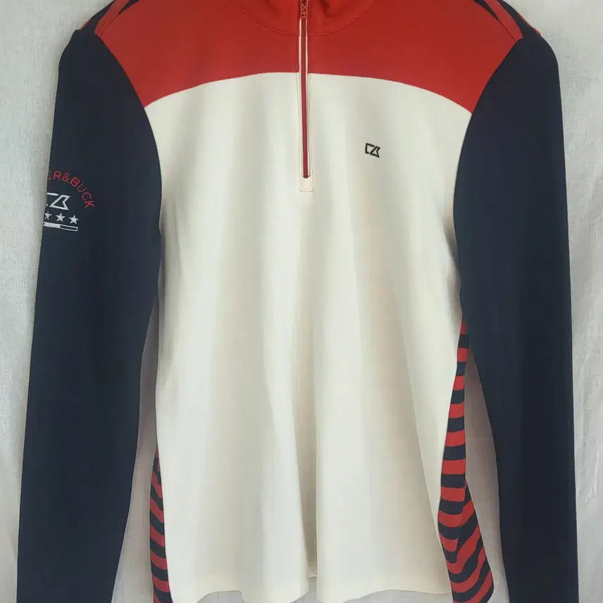 [BUNJANG] Cutter & Buck Women's Acrylic Half-Zip Long Sleeve Golf Top Size 90 / 커터앤벅 여성 하프집업 긴팔 티셔츠 90 아크릴 골프웨어