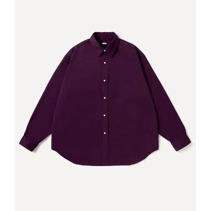 [BUNJANG] Apresse Double Weave Regular Collar Shirt Purple / [2] 26aw 아프레쎄 더블 위브 레귤러카라 셔츠 퍼플