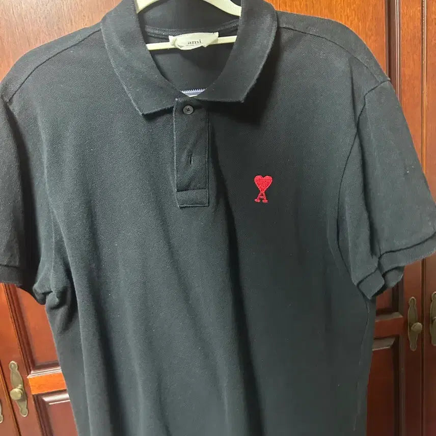 [BUNJANG] AMI T-shirt Black Heart Logo / 아미 카라티