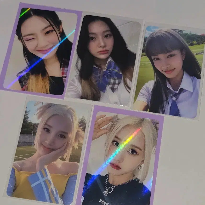 [BUNJANG] STAYC Color Eyes Photocard Bundle Set (POB) / 스테이씨 색안경 포카 5종 일괄 미공포