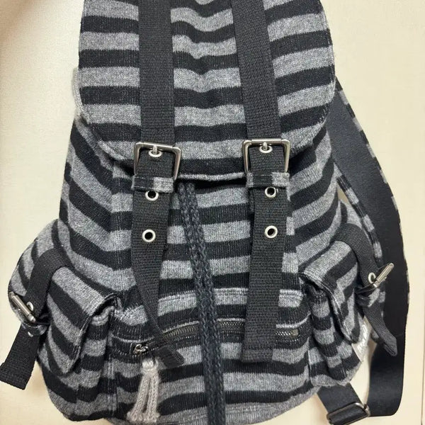 [BUNJANG] PAHISAM Stripe Backpack / 파히섬(텐스댄스) 스트라이프 백팩