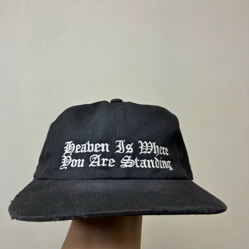 [BUNJANG] Alexander Deenoova Washed Black Cap / [free]알렉산더 디제노바 캡 워시드 블랙