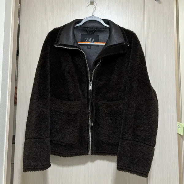 [BUNJANG] ZARA Reversible Shearling Oversized Faux Fur Jacket Dark Brown / [새상품] ZARA 자라 컬렉션 양면 시어링 재킷 오버핏 퍼자켓 3548242