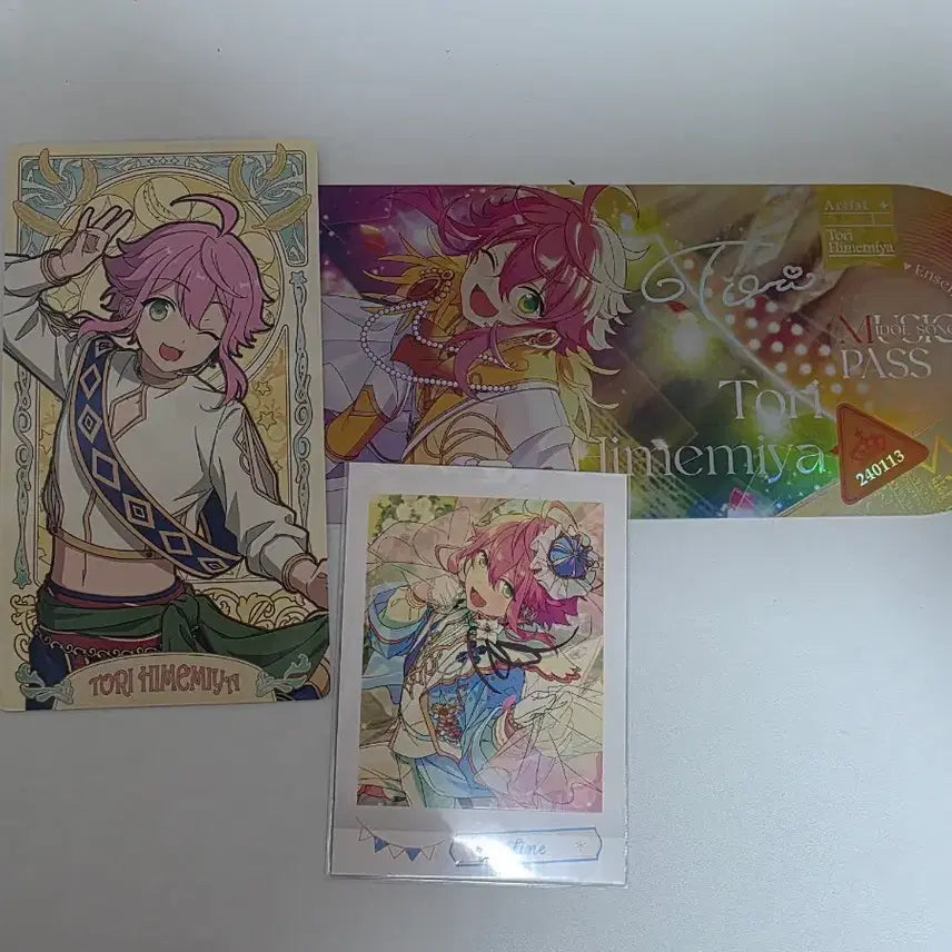 [BUNJANG] Ensemble Stars Tori Himemiya Paper Goods & Arcana Card Bundle Set / 앙스타 히메미야 토리 지류+아르카나 일괄