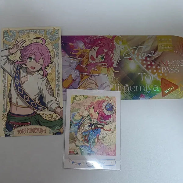 [BUNJANG] Ensemble Stars Tori Himemiya Paper Goods & Arcana Card Bundle Set / 앙스타 히메미야 토리 지류+아르카나 일괄