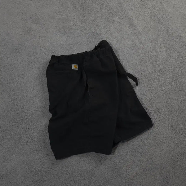 [BUNJANG] Carhartt WIP Belted Ripstop Black Half Pants (XL) / 칼하트 wip 벨티드 립스탑 블랙 하프 팬츠 (XL)