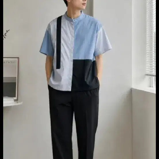 [BUNJANG] Lee Sang Bong Hidden Button Shirt (Size 105) / 이상봉히든단추셔츠(105)