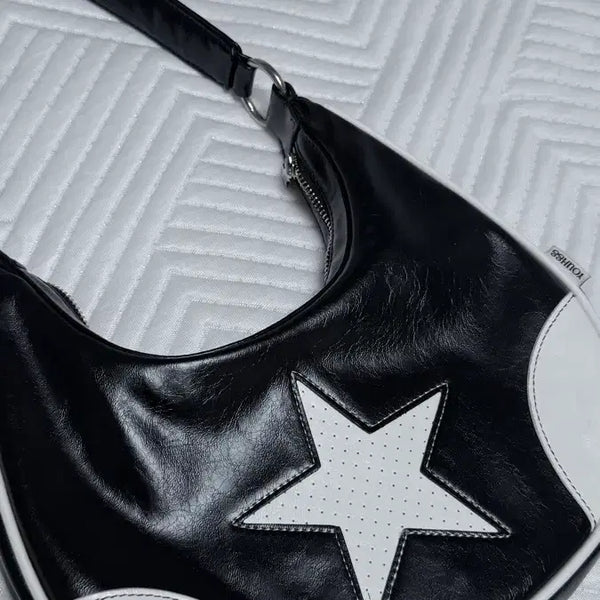 [BUNJANG] YOOHEE Star Leather Hobo Bag / 유희 스타레더 호보백