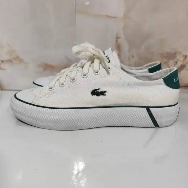 [BUNJANG] Lacoste GripShot Canvas Sneakers / uk4 230mm 라코스테 그립샷 스니커즈 캔버스화