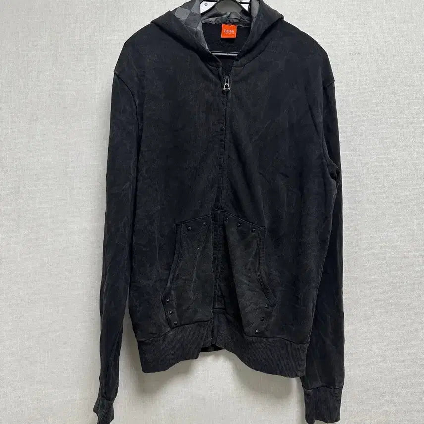 [BUNJANG] Hugo Boss Washed Hoodie Zip-Up / 휴고보스