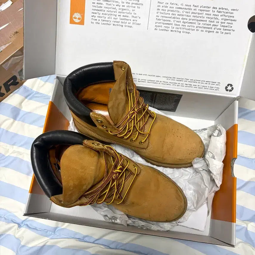 [BUNJANG] Timberland Premium Waterproof 6-Inch Boots / 팀버랜드 프리미엄 워터프루프 6인치 부츠 260